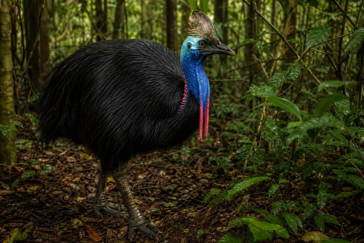 Illustration : Casoar en Australie : le guide sécurité (cassowary)