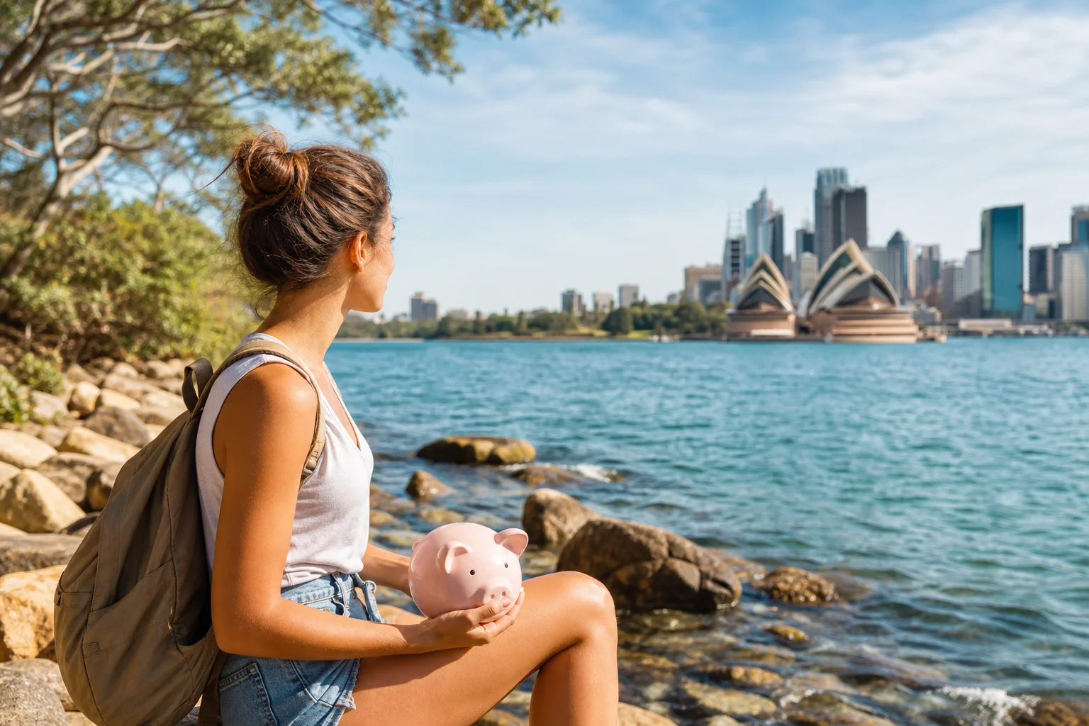 Illustration : Combien économiser avec Wise pendant un PVT Australie ?