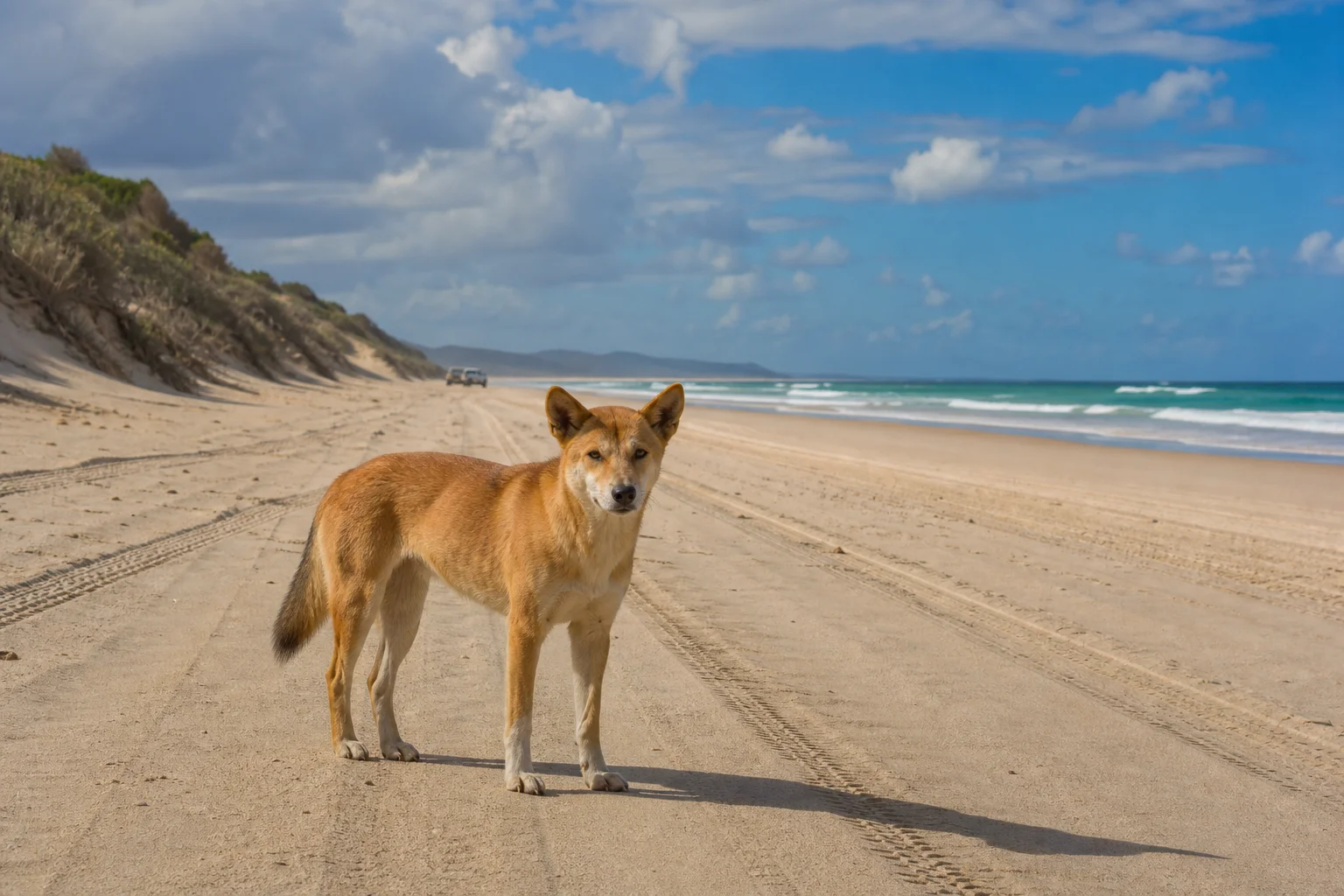Illustration : Fraser Island (K’gari) : 4x4, dingos et trips backpacker